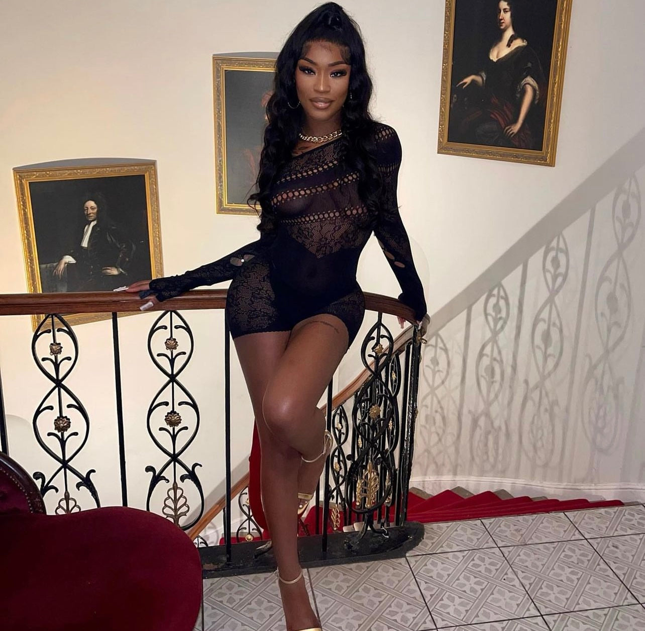 ‘Diamond’ Cutout Romper