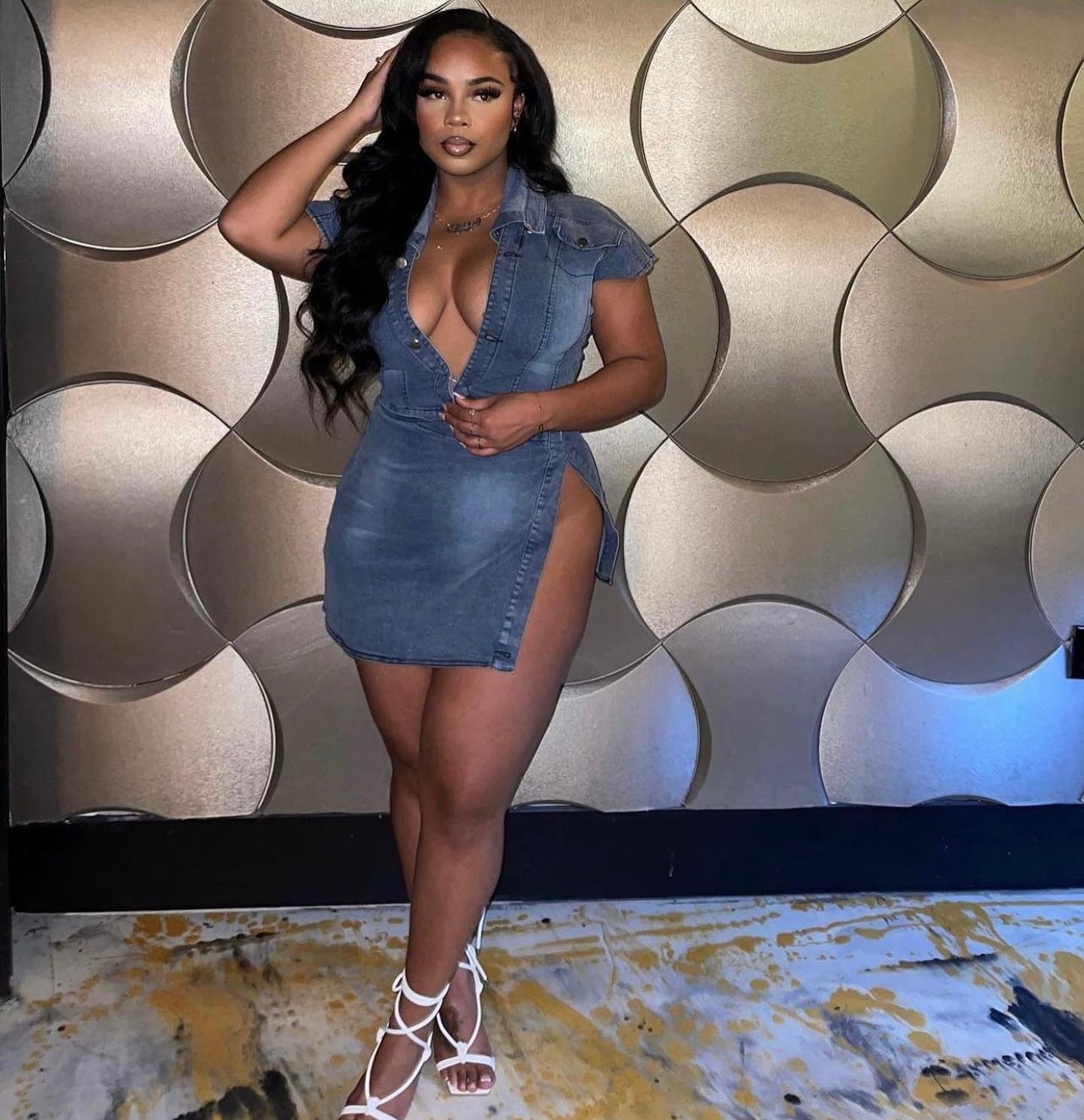 ‘Denim Bae’ Dress