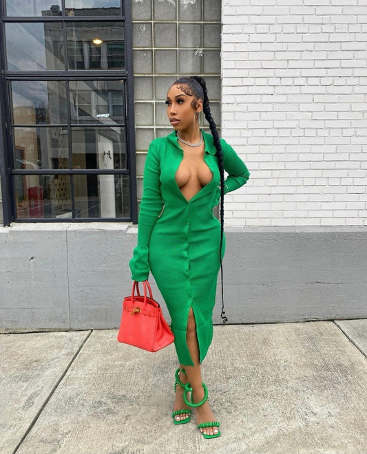 ‘Bottega Green’ Dress